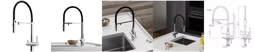 Смеситель для кухни с подключением к фильтру «Sancos» Imola SC4010CH хром Смеситель для кухни с подключением к фильтру «Sancos» Imola SC4010CH хром