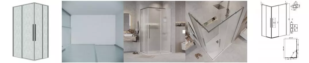 Душевой угол-ограждение «Grossman» Galaxy 300.K33.01.1170.10.02 110/70 шиншилла/хром без поддона универсальный Душевой угол-ограждение «Grossman» Galaxy 300.K33.01.1170.10.02 110/70 шиншилла/хром без поддона универсальный