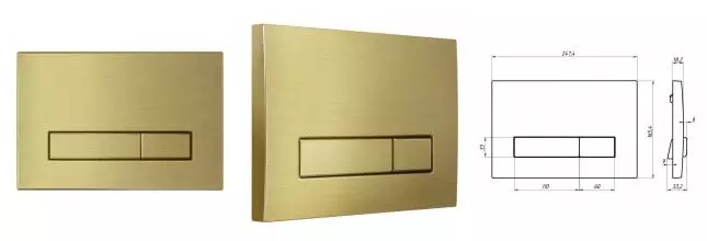 Кнопка смыва «Berges Wasserhaus» Atom Line 049236 бронза глянец Кнопка смыва «Berges Wasserhaus» Atom Line 049236 бронза глянец