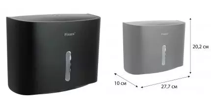 Диспенсер для бумажных полотенец «Fixsen» Hotel FX-31027F на стену чёрный