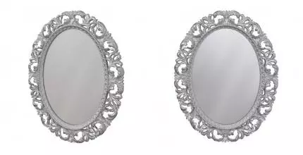 Зеркало «Caprigo» 80/100 без света серебро