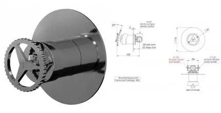 Смеситель для душа «Remer» Chrono CH30L хром Смеситель для душа «Remer» Chrono CH30L хром