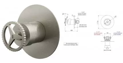 Смеситель для душа «Remer» Chrono CH30LXV сталь Смеситель для душа «Remer» Chrono CH30LXV сталь