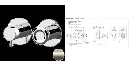 Смеситель для душа «Remer» Element ET93ZPXV сталь Смеситель для душа «Remer» Element ET93ZPXV сталь