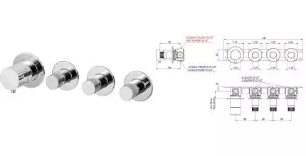 Смеситель для душа «Remer» X-Style N98D3P хром Смеситель для душа «Remer» X-Style N98D3P хром