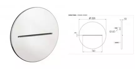 Излив к смесителю «Remer» 359XT хром Излив к смесителю «Remer» 359XT хром