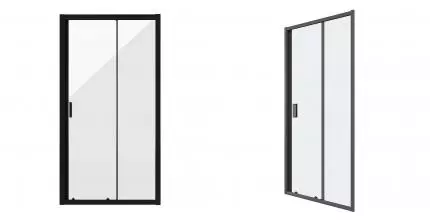 Душевая дверь «Niagara» NG-651-9AB 90/190 прозрачная/чёрный