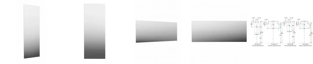 Зеркало «Kerama Marazzi» Vetrata S 45/117 VE.S.mi.117\WHT с подсветкой Зеркало «Kerama Marazzi» Vetrata S 45/117 VE.S.mi.117\WHT с подсветкой
