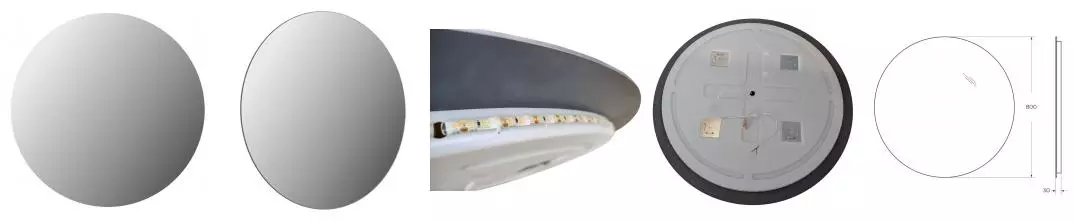Зеркало «Belbagno» SPC-INT-800-LED 80/80 с подсветкой Зеркало «Belbagno» SPC-INT-800-LED 80/80 с подсветкой