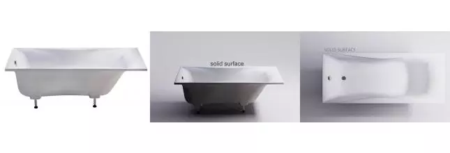 Ванна из искусственного камня «Астра-Форм» Вега Solid 170/70 с ножками без сифона белая