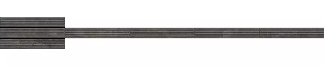 Настенная плитка «Ceramika Paradyz» Carrizo Stripes Mix Matt. 40x6,6 struktura 80945 basalt