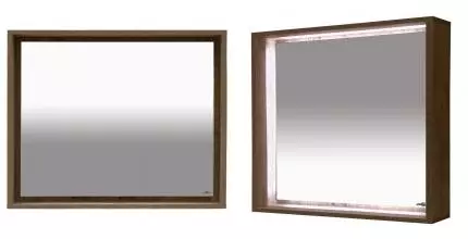 Зеркало «Brevita» Dallas 100 с подсветкой дуб галифакс олово