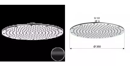 Верхний душ «Daniel» A59515 чёрный матовый Верхний душ «Daniel» A59515 чёрный матовый
