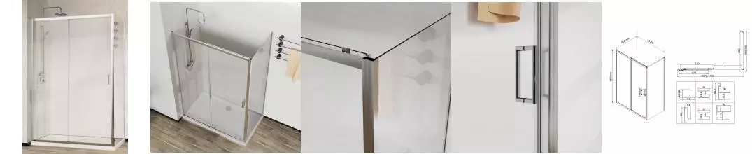 Душевой угол-ограждение «Vincea» City VSR-5CT9011CL 110/90 прозрачный/хром прямоугольный без поддона универсальный Душевой угол-ограждение «Vincea» City VSR-5CT9011CL 110/90 прозрачный/хром прямоугольный без поддона универсальный