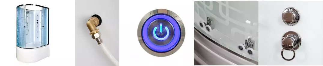 Душевая кабина «AvaCan» EM4511RN LED 110/80 высокий поддон матовая с рисунком/хром без крыши с гидромассажем с электрикой правая Душевая кабина «AvaCan» EM4511RN LED 110/80 высокий поддон матовая с рисунком/хром без крыши с гидромассажем с электрикой правая