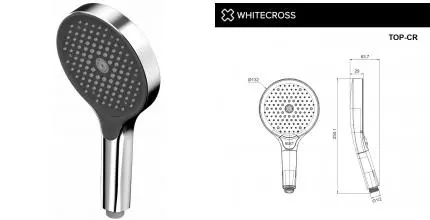 Ручная лейка «Whitecross» Top CR хром Ручная лейка «Whitecross» Top CR хром