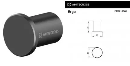 Крючок «Whitecross» Ergo ER2215GM на стену оружейная сталь