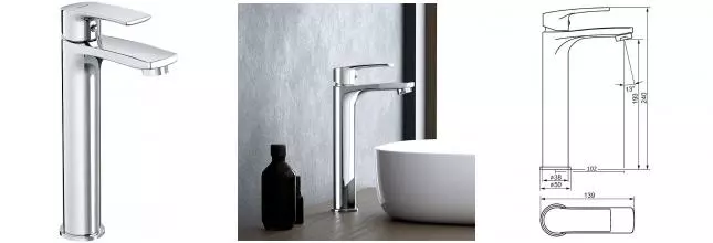 Смеситель для раковины «Damixa» Eclipse 2.0 480250000 хром Смеситель для раковины «Damixa» Eclipse 2.0 480250000 хром