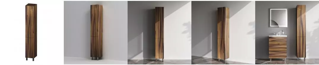 Пенал «Am.Pm» Gem 30 орех левый