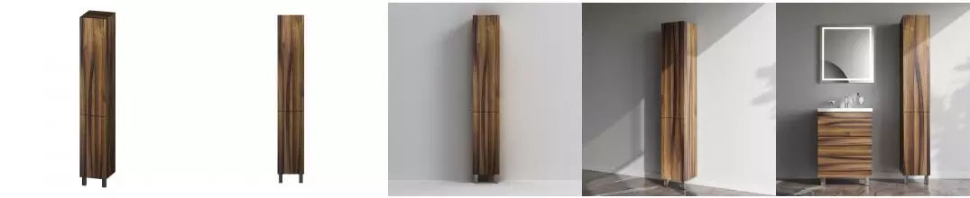 Пенал «Am.Pm» Gem 30 орех правый