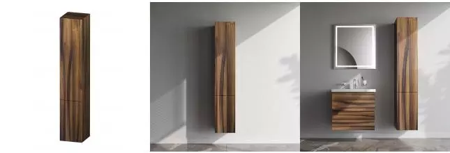 Пенал «Am.Pm» Gem 30 подвесной орех левый