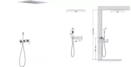 Душевая система «Timo» Selene SX-2129/00SM хром