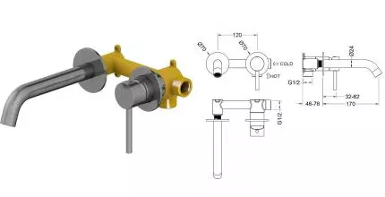 Смеситель для раковины «Timo» Saona 2372/18SM чёрное золото Смеситель для раковины «Timo» Saona 2372/18SM чёрное золото