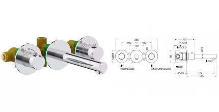 Смеситель для раковины «Timo» Saona 2382/00SM с термостатом хром Смеситель для раковины «Timo» Saona 2382/00SM с термостатом хром