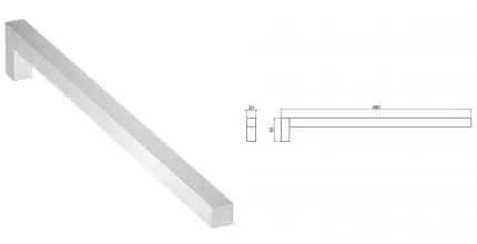 Полотенцедержатель «Timo» Selene 10051/00 на стену хром
