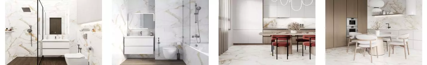 Коллекция плитки «Ceradim» Calacatta Superior Коллекция плитки «Ceradim» Calacatta Superior