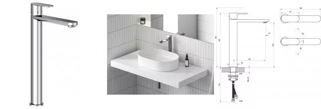 Смеситель для раковины «Ravak» Chrome II CR II 015.00CR хром