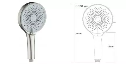 Ручная лейка «ESKO» SPL1303 сатин Ручная лейка «ESKO» SPL1303 сатин