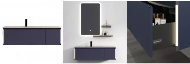 Мебель B&W U945.1200 основной шкаф,P14,Unihopper,Corian раковина-столешница/LED light (1200x520x360) 9451200 · Black & White, 9451200 Мебель B&W U945.1200 основной шкаф,P14,Unihopper,Corian раковина-столешница/LED light (1200x520x360) 9451200 · Black & White, 9451200