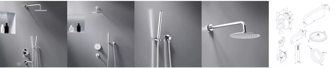 Душевая система «Damixa» Scandinavian Pure 936510000 хром Душевая система «Damixa» Scandinavian Pure 936510000 хром