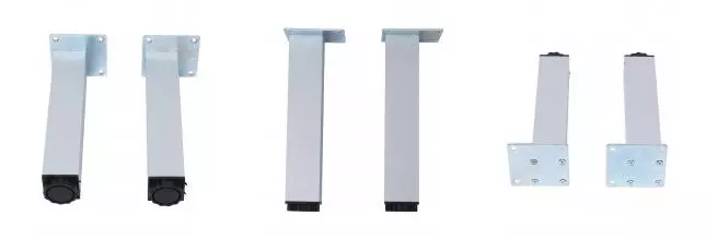 Комплект мебельных ножек «Aquanet» 200 2 шт. хром Комплект мебельных ножек «Aquanet» 200 2 шт. хром