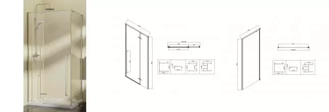 Душевой угол-ограждение «Vincea» Slim-N VSR-5SN1010CL 100/100 прозрачный/хром квадратный без поддона универсальный Душевой угол-ограждение «Vincea» Slim-N VSR-5SN1010CL 100/100 прозрачный/хром квадратный без поддона универсальный