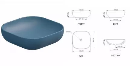 Раковина накладная 45 см GSG Easy EALAVQU45027, Denim Matt, шт EALAVQU45027 · Easy, GSG, EALAVQU45027 Раковина накладная 45 см GSG Easy EALAVQU45027, Denim Matt, шт EALAVQU45027 · Easy, GSG, EALAVQU45027