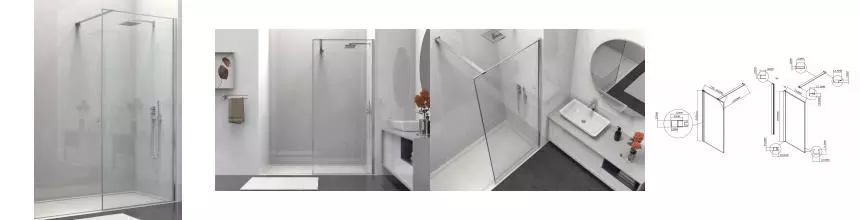 Душевая перегородка «Vincea» Walk-In VSW-1HS800CL 80/200 прозрачная/хром универсальная Душевая перегородка «Vincea» Walk-In VSW-1HS800CL 80/200 прозрачная/хром универсальная