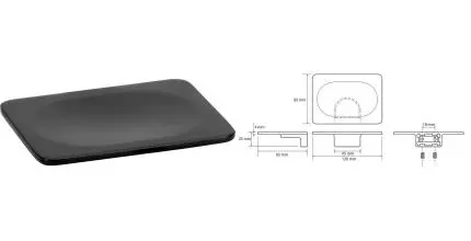 Мыльница «Bemeta» Organic Black 167108330 на стену чёрная матовая Мыльница «Bemeta» Organic Black 167108330 на стену чёрная матовая