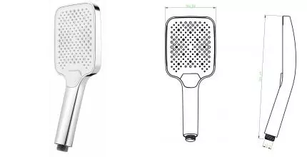 Ручная лейка «Raglo» R450.52 хром Ручная лейка «Raglo» R450.52 хром