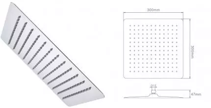 Верхний душ «Raglo» R451.55 хром