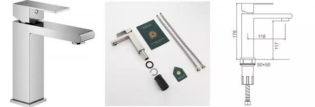 Смеситель для раковины «Splenka» S224.10.05 сатин