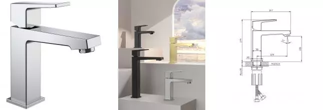 Смеситель для раковины «Splenka» S01.10 хром