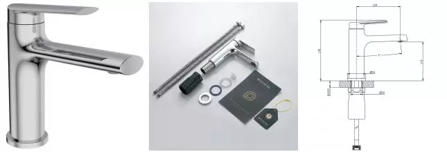 Смеситель для раковины «Splenka» S50.10 хром