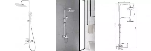 Душевая система «Splenka» S40.24 хром