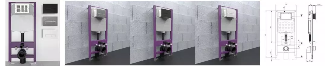 Инсталляция для унитаза «Triton» EVO815N