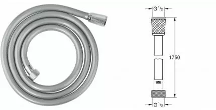 Душевой шланг «Grohe» Relexaflex 28410002 175 см хром Душевой шланг «Grohe» Relexaflex 28410002 175 см хром