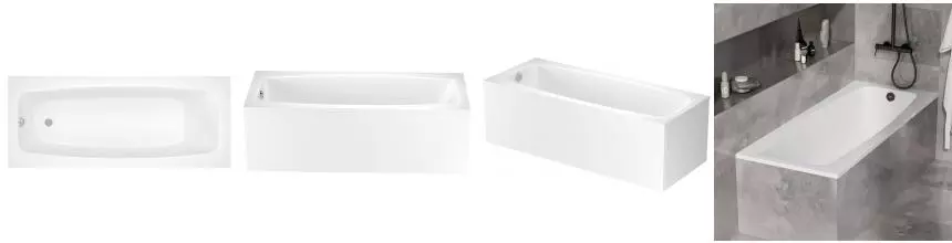 Ванна акриловая «Alba Spa» Valencia 140/70 без опор без сифона белая Ванна акриловая «Alba Spa» Valencia 140/70 без опор без сифона белая