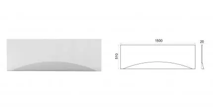 Экран под ванну «Niagara» Atrio NG-A150 к ванне NG-A15070 NG-A150 белый