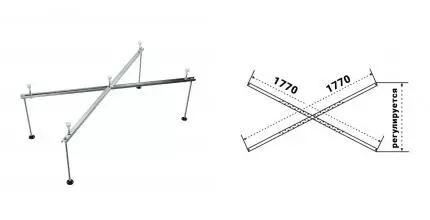 Каркас под ванну «Niagara» NG-K17-19 